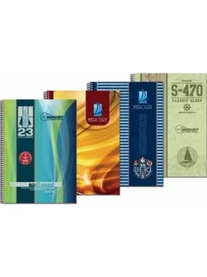 Bayındır Mercury 17x24 Cm Spiralli Defter Çizgisiz 140 Yp 0608