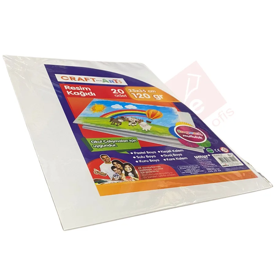 Craft&arts 25x35 120 Gr Resim Kağıdı 20"li Uc2535-20