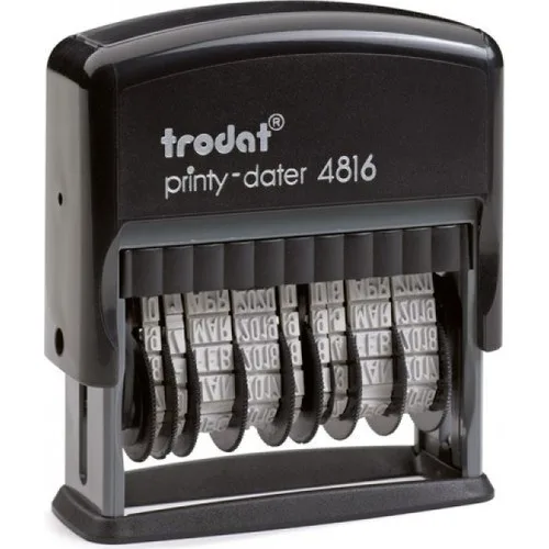 Trodat 4816 Çift Tarih Kaşesi Türkçe 84066