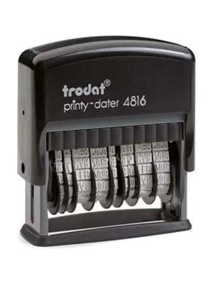 Trodat 4816 Çift Tarih Kaşesi Türkçe 84066