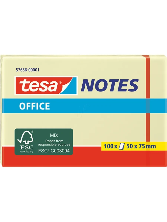 Tesa 50x75 Mm Offıce Notes Yapışkanlı Not Kağıdı 57656-00001-05