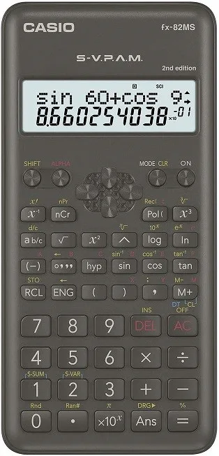 Casio Fx-82ms Hesap Makinesi Fonksiyonlu Yeni Kasa