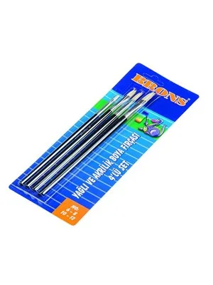 Brons Yağlı Boya Fırçası 4"lü 258 Seri (6-8-10-12)