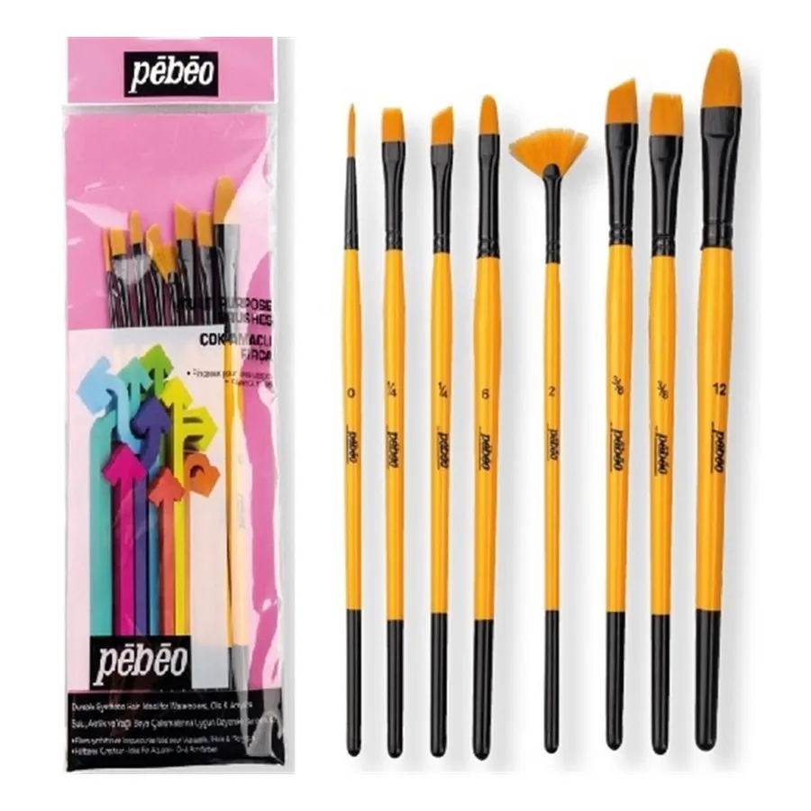 Pebeo Fırça Seti 8"li Set-7