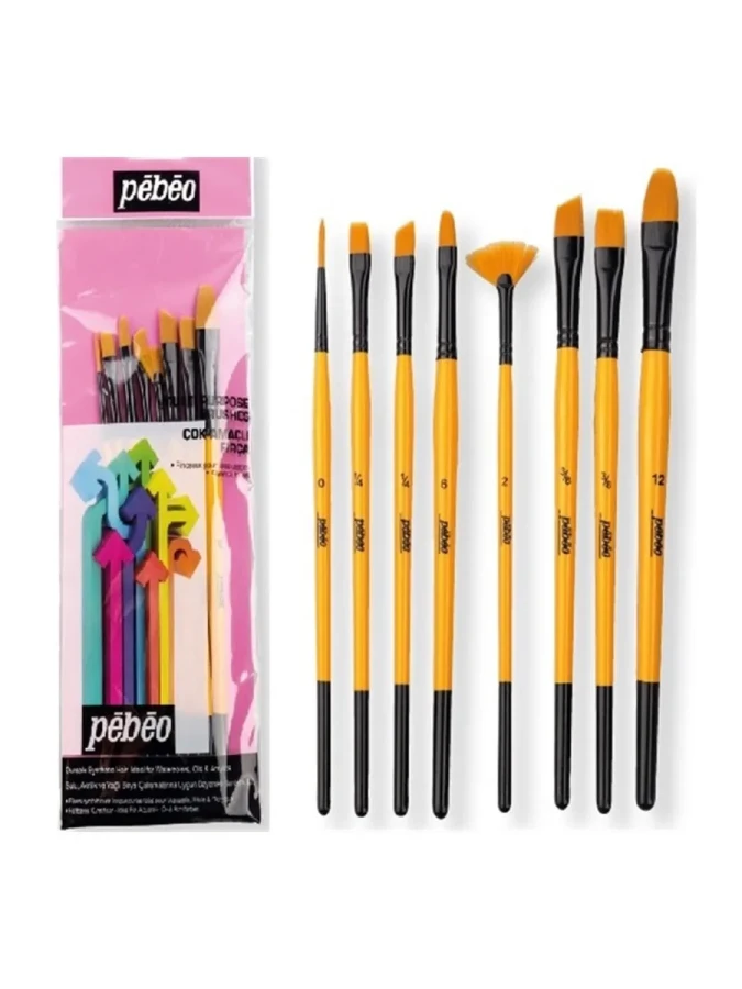 Pebeo Fırça Seti 8"li Set-7