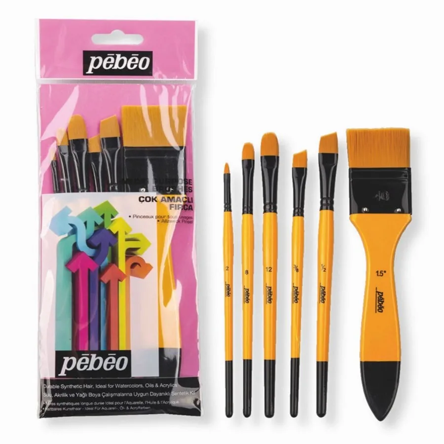 Pebeo Fırça Seti 6"lı Set-8