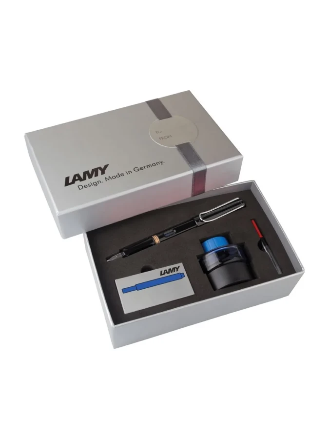 Lamy Safari Dolma Kalem+mürekkep+kartuş Siyah 19sds-m
