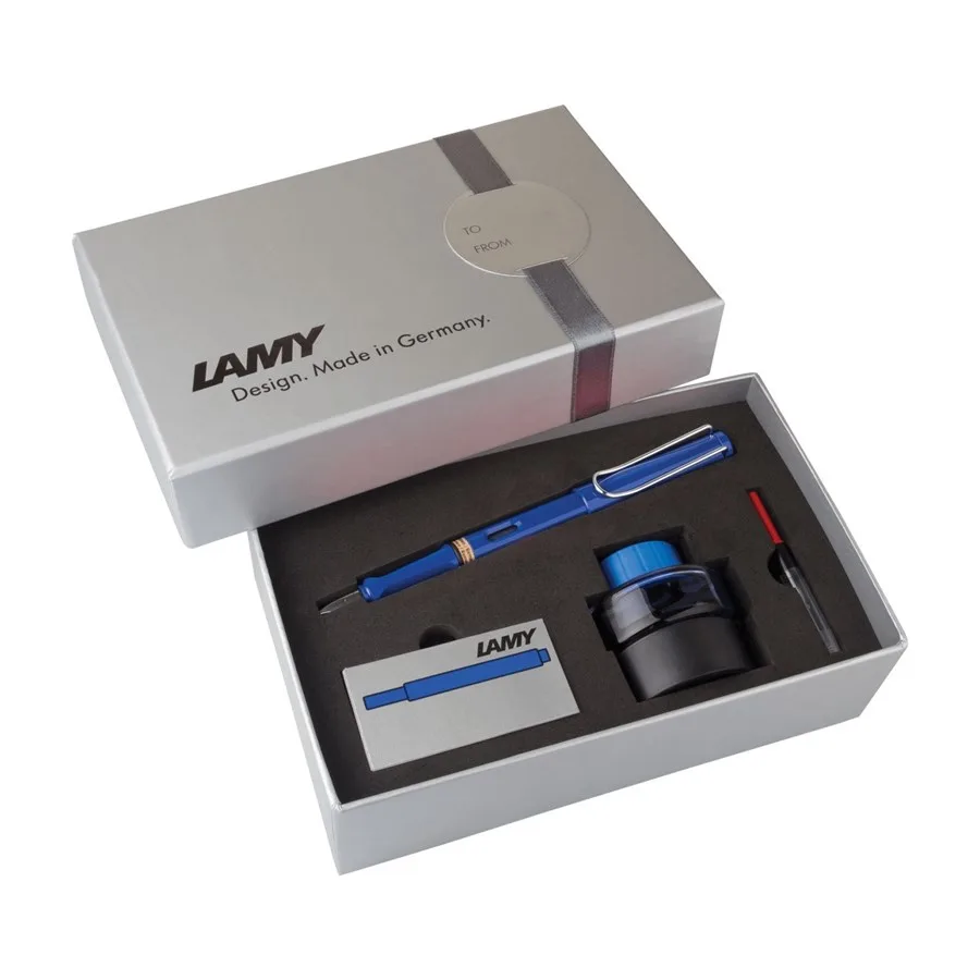 Lamy Safari Dolma Kalem+mürekkep+kartuş Mavi 14ds-m