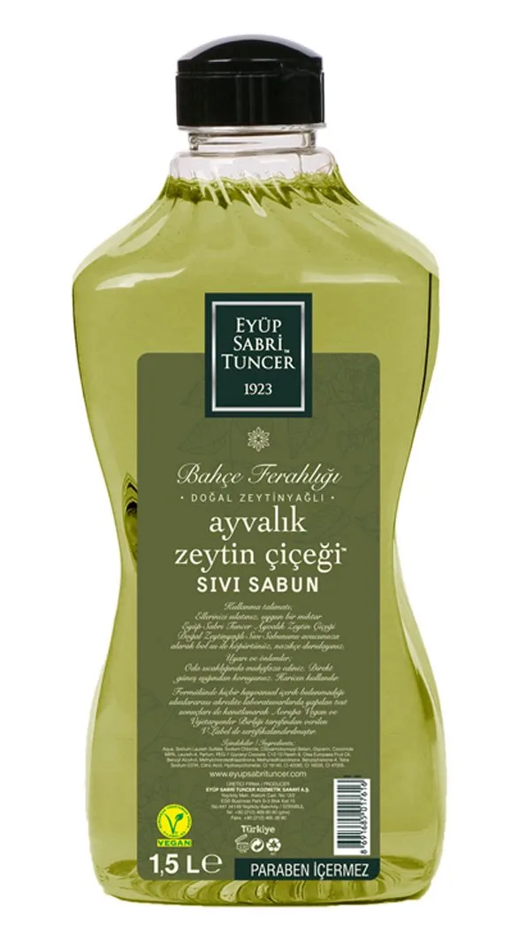 Eyüp Sabri Tuncer 1.5lt Sıvı Sabun Ayvalık Zeytin Çiçeği