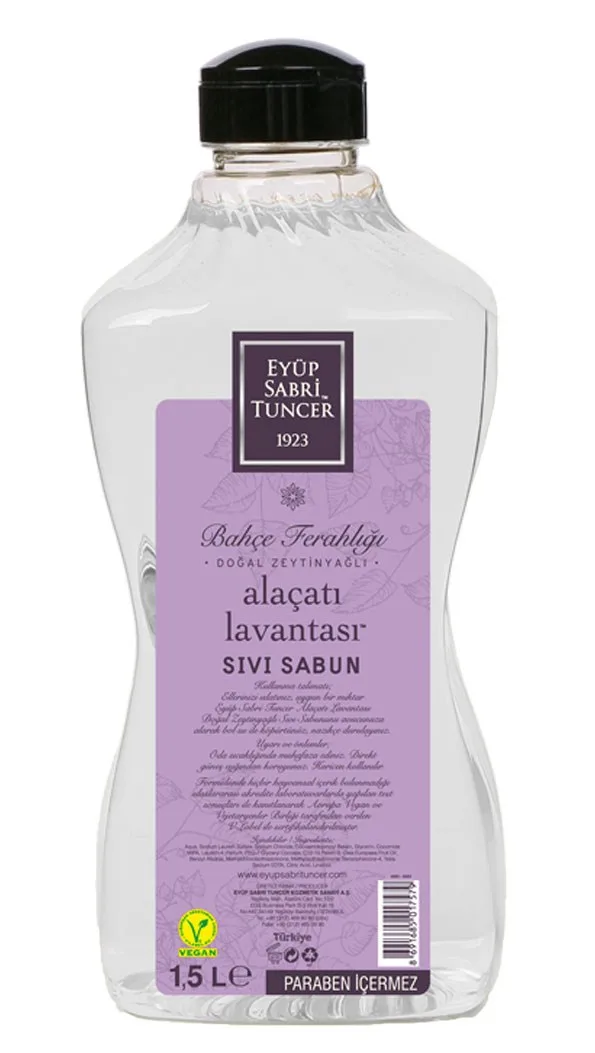 Eyüp Sabri Tuncer 1.5lt Sıvı Sabun Alaçatı Lavantası