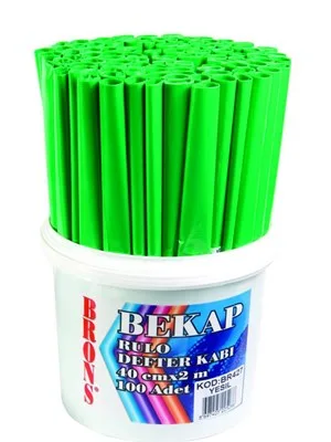 Brons 40x150 Cm Pp Rulo Kap Kağıdı Bekap Sarı Br-466