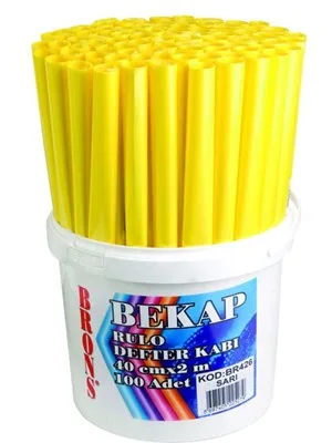 Brons 40x150 Cm Pp Rulo Kap Kağıdı Bekap Yeşil Br-467