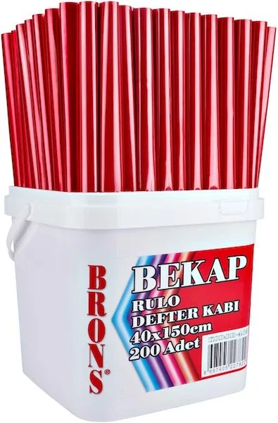 Brons 40x150 Cm Pp Rulo Kap Kağıdı Bekap Pembe Br-465