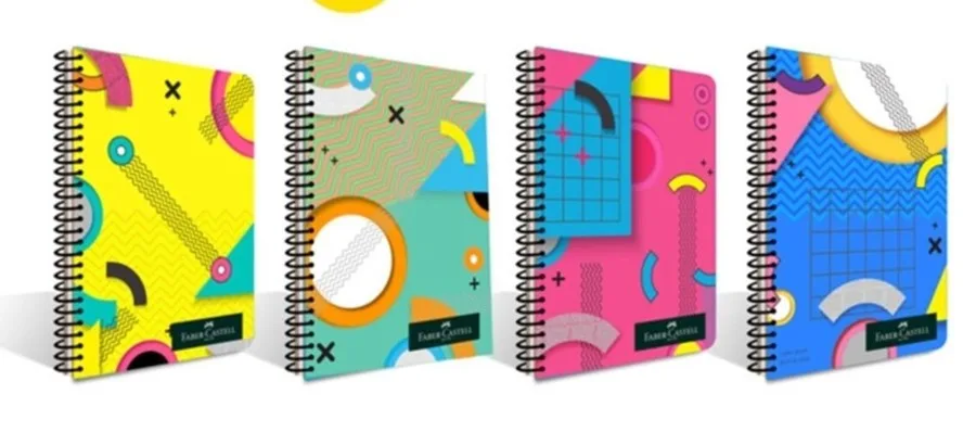 Faber Castell Pattern A4 Pp Kapak Spiralli Defter Kareli 120 Yp 5075000288