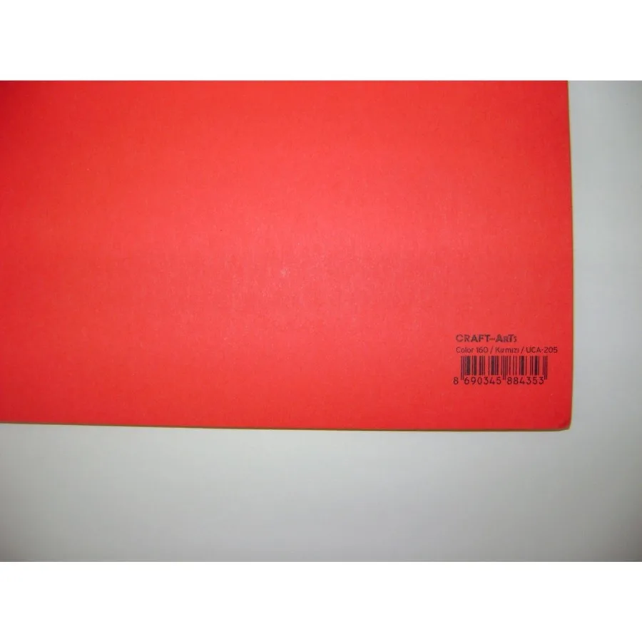 Craft Arts 50x70 160 Gr Fon Kartonu Kırmızı Uca-205