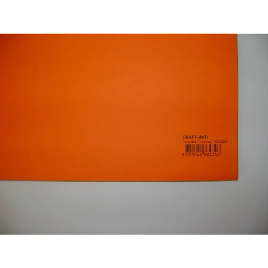 Craft Arts 50x70 160 Gr Fon Kartonu Turuncu Uca-204