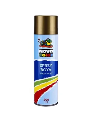 Nova Color 200 Ml Sprey Boya Altın Nc-811