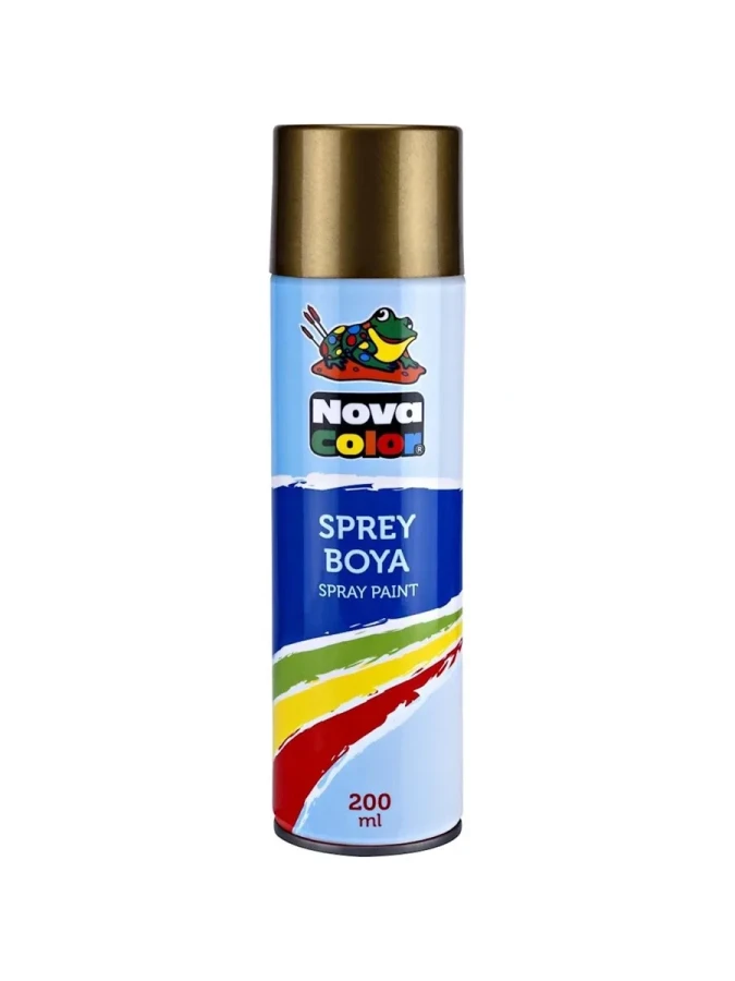 Nova Color 200 Ml Sprey Boya Altın Nc-811