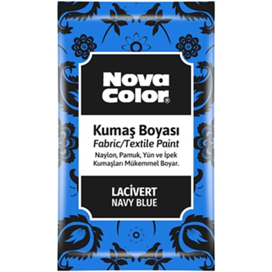 Nova Color 12 Gr Toz Kumaş Boyası Lacivert Nc-909