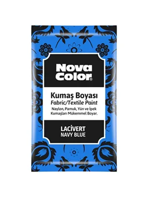 Nova Color 12 Gr Toz Kumaş Boyası Lacivert Nc-909
