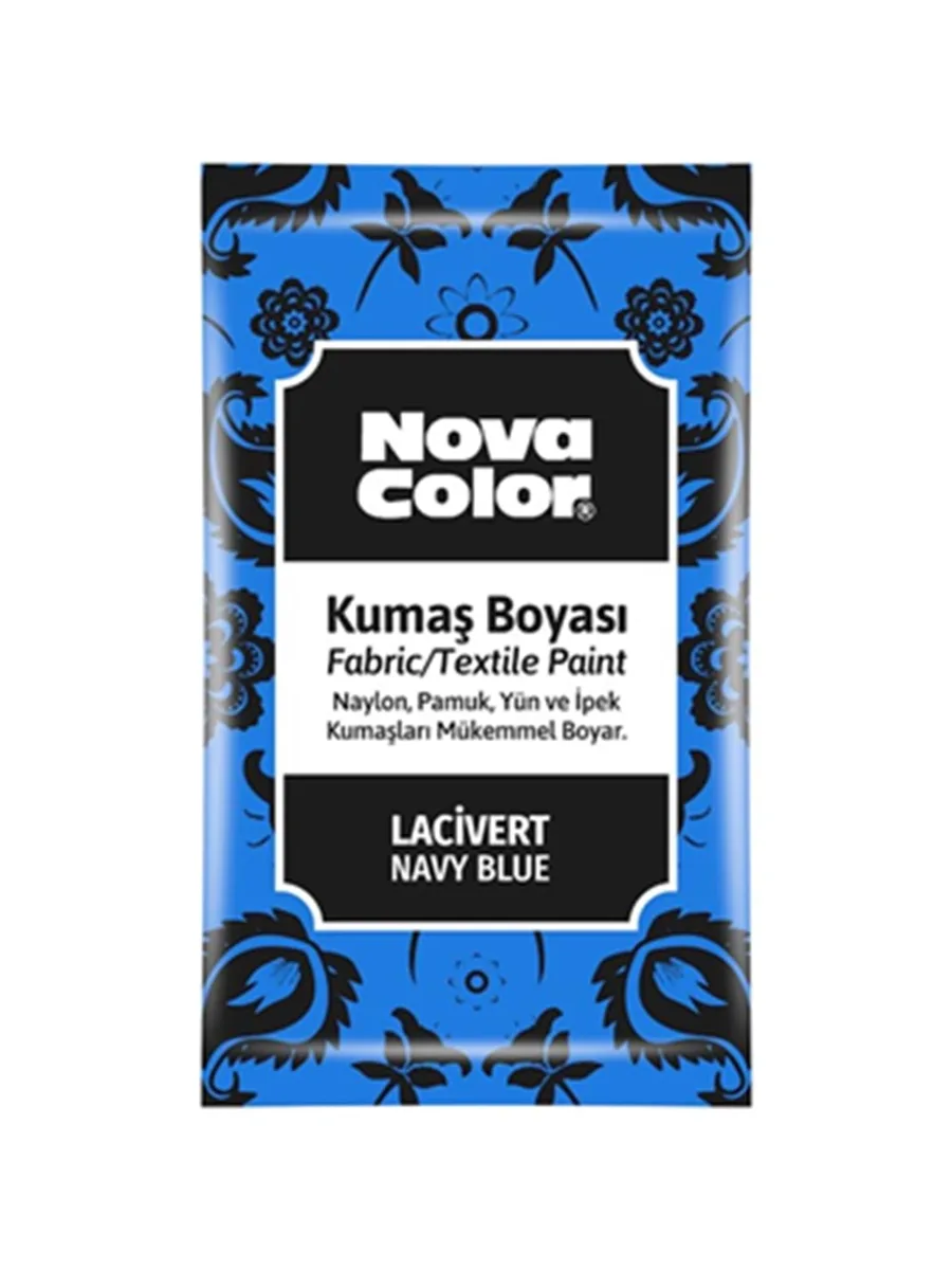 Nova Color 12 Gr Toz Kumaş Boyası Lacivert Nc-909