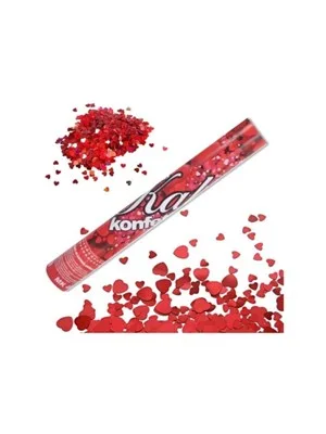 Nedi 30 Cm Fıesta Konfeti Kalpli Kırmızı Fp-40007