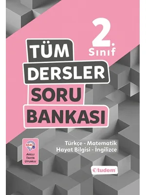 Tudem Yay.-2.sınıf Tüm Dersler Soru Bankası 2324