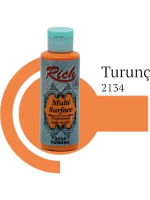 Rich 120 Cc Multı Surface Akrilik Boya 2134 Turunç