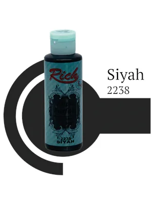 Rich 120 Cc Multı Surface Akrilik Boya 2238 Siyah