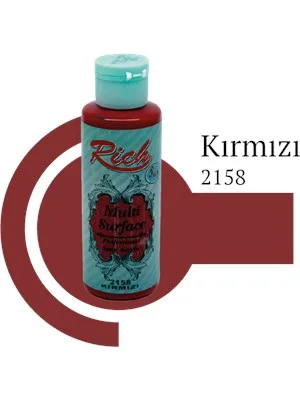 Rich 120 Cc Multı Surface Akrilik Boya 2158 Kırmızı