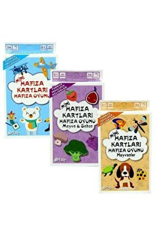 Star Mini Hafıza Oyun Kartları 1066430