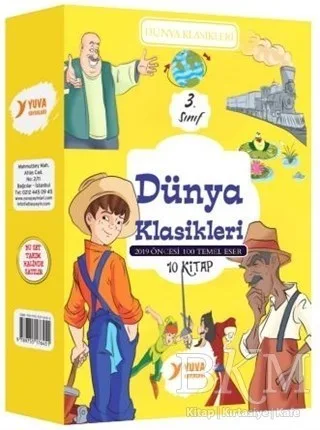 Dünya Klasikleri 3.sınıf 10 Kitap - Yuva Yayınları