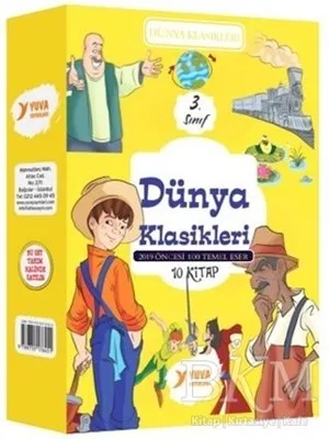 Dünya Klasikleri 3.sınıf 10 Kitap - Yuva Yayınları