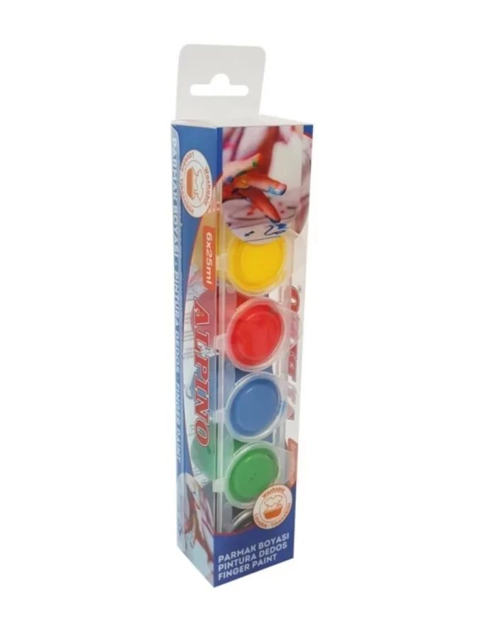 Alpino 25 Ml Parmak Boyası 6 Renk 002010