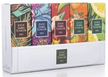 Eyüp Sabri Tuncer 16 Ml Cam Şişe Kolonya 5"li Set 1