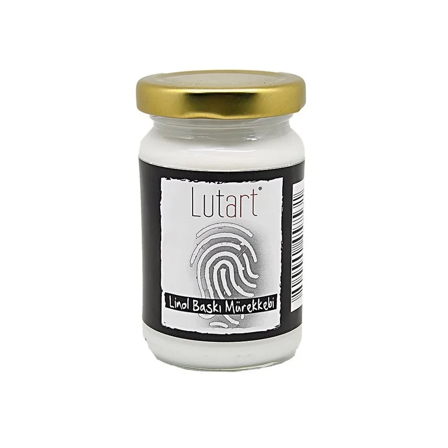 Lutart 100 Ml Lınograf Baskı Mürekkebi Beyaz Lmb 0456