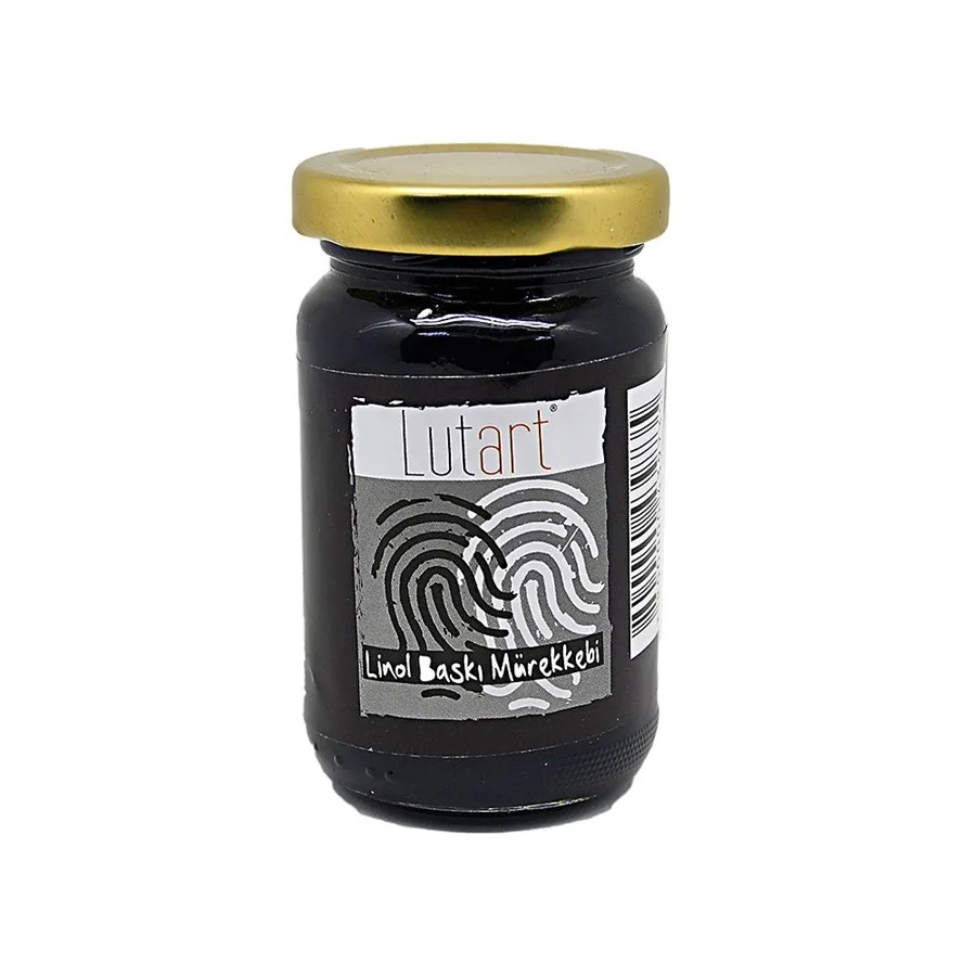Lutart 100 Ml Lınograf Baskı Mürekkebi Siyah Lmb 6571