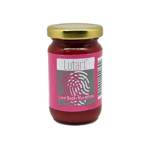 Lutart 100 Ml Lınograf Baskı Mürekkebi Kırmızı Lmb 6600