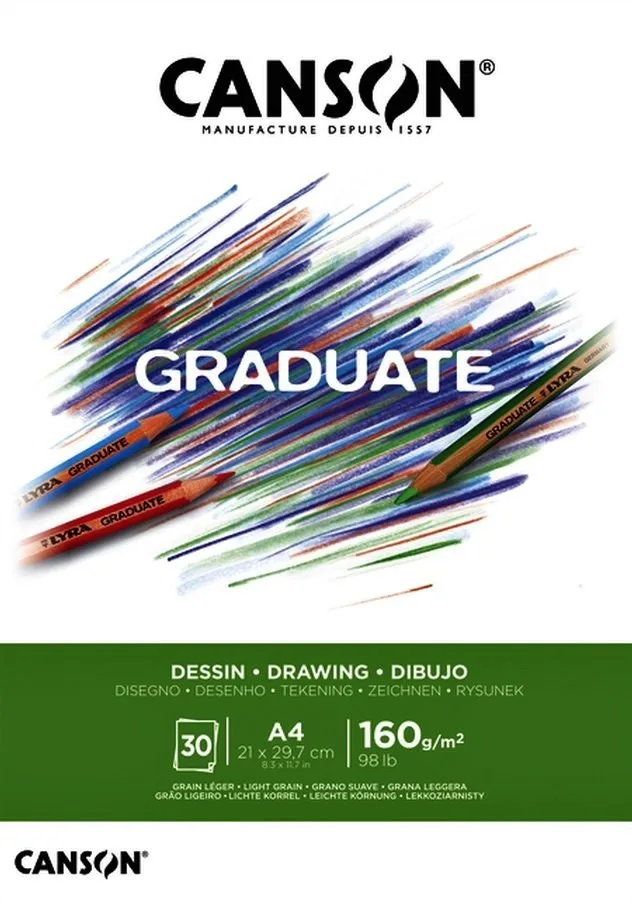 Canson Graduate A4 160 Gr 30sy Çizim Sketch Defter Dessın Cangrad 400127607