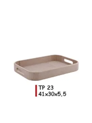 Aka Ahşap Dik Kenar Tepsi Orta Boy Tp 23