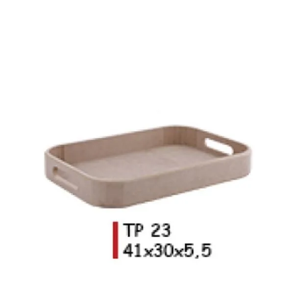 Aka Ahşap Dik Kenar Tepsi Orta Boy Tp 23
