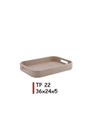 Aka Ahşap Dik Kenar Tepsi Küçük Boy Tp22