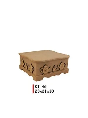 Aka Ahşap Dekorlu Çay Kutusu Kt 46