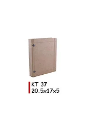 Aka Ahşap Kitap Kutu Küçük Boy Kt 37
