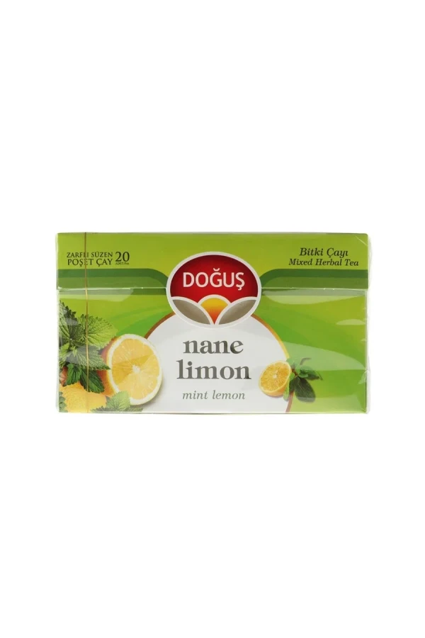 Doğuş Nane Limon Bitki Çayı Süzen Poşet 2 Gr 20"li
