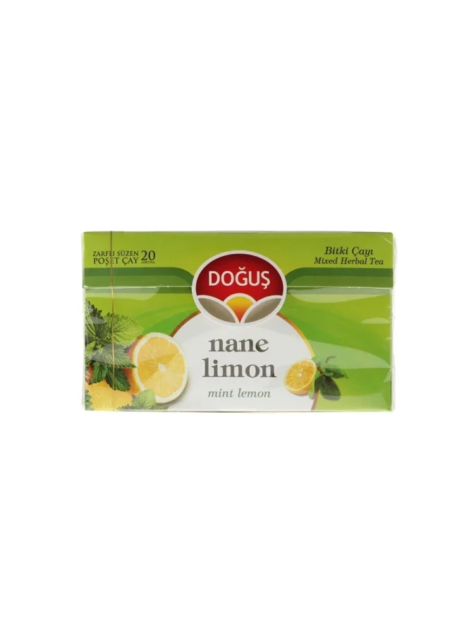 Doğuş Nane Limon Bitki Çayı Süzen Poşet 2 Gr 20"li
