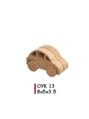 Aka Ahşap Oyuncak Obje Araba Oyk13