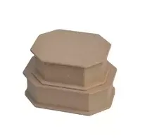 Aka Ahşap Sekizgen Kutu Küçük Boy Kt31