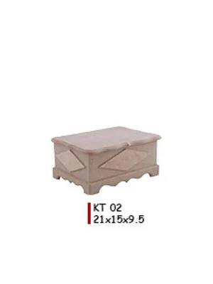 Aka Ahşap Göbekli Kutu Orta Boy Kt 02
