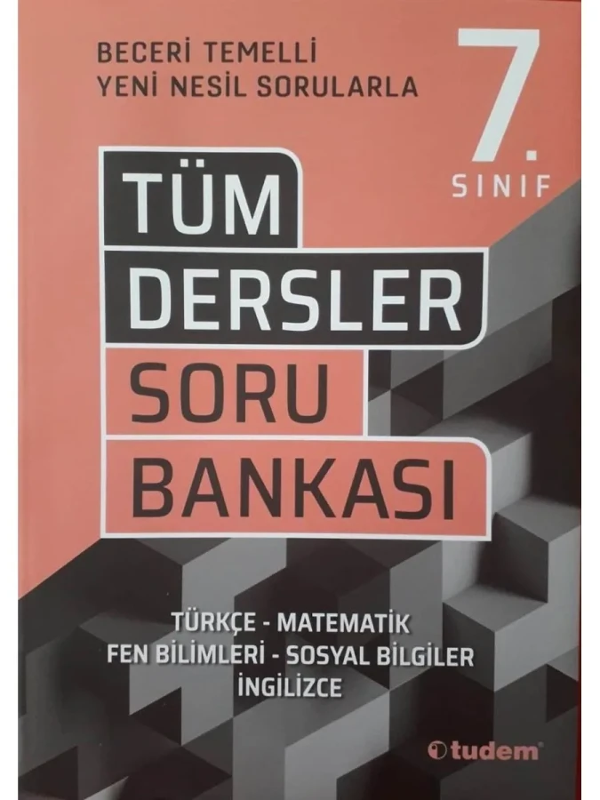 Tudem Yay.-7.sınıf Tüm Dersler Soru Bankası 2324